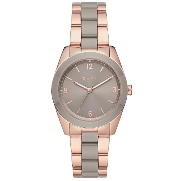 (New) DKNY Nolita Women\'s Two Tone Stainless Steel Watch Rose-Grey main image 9